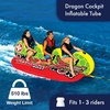 image:imageWOW Sports  Dragon Inflatable Cockpit Tube  Towable Boating Accessory for Kids amp Adults  Holds up to 3 Riders