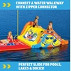 image:imageWOW Sports Giant Inflatable Floating Water Slide  2 Lanes  9 ft  HiVis Graphics  Kids amp Adults
