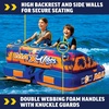 image:imageWOW Sports Max Vibes Tropic Rush Towable Tube  12 Riders  Rated to 340 lbs with an EZconnect tow point and a heavyduty nylon cover