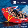 image:imageWOW Sports Power Steer Towable Tube  13 Person  510 lb Capacity  Steerable  For Boating  Youth amp Adults