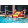 image:imageWOW Sports Slide N Smile Pool Inflatable Water Slide with Sprinklers  A giant inflatable pool slide that sends riders splashing into the water