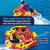image:imageWOW Sports Take Control of the Ride 1 or 2 Person Inflatable Steerable Tube For Boating 191090  340 lb capacity for boating youth amp adults