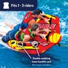 image:imageWOW Sports Take Control of the Ride 1 or 2 Person Inflatable Steerable Tube For Boating 191090  340 lb capacity for boating youth amp adults
