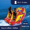 image:imageWOW Sports Wake Walker Towable Tube for Boating  2 Person Towable  Durable Tubes for Boating