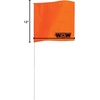 image:imageWOW Sports Watersports Safety Signal Flag  Orange  24 in Pole  A floating safety signal flag for boating and diverdown alerts