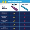 image:imageWorld of Watersports First Class Foam Pool Noodles for Swimming and Floating Pool Floats Lake FloatsPurple
