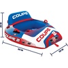 image:imageWow Coupe Cockpit Inflatable Boat Towable Tube2 Person
