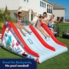 image:imageWow Sports  Big Kauna Inflatable 2 Person Pool Waterslide  Perfect for Inground Pool  Fun Backyard Game for Kids amp Adults  WWater Sprinkler