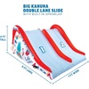 image:imageWow Sports  Big Kauna Inflatable 2 Person Pool Waterslide  Perfect for Inground Pool  Fun Backyard Game for Kids amp Adults  WWater Sprinkler