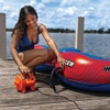 image:imageWow Sports 120V AC Electric Pump  600 Lmin Air Inflator  5 Adapters  A 120V AC air pump for towables pool floats and air mattresses 600 Lmin adapters for Boston pinch and standard valves30 PSI  1500 Liter  minute