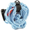 image:imageWow Sports 25 ft Wakesurf Rope  4Section  Adjustable Floating Handle  A tow rope for wakesurfing UVtreated braided line with a floating foam handle