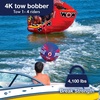 image:imageWow Sports 4K Tow Boss Rope with Inflatable Bobber  14 Riders  4100lb break strength 16strand braided line