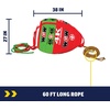 image:imageWow Sports 4K Tow Rope with Bobber  60 ft  Floating Buoy Indicator  A 4K tow rope for 14 riders on towable tubes and deck tubes 4150lb break strength 16strand braided line