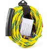 image:imageWow Sports 60 ft 2K Tow Rope  2Section  UV Treated  Floating Handle  A 2K tow rope for 12 riders on towable tubes and deck tubes 2375lb break strength 16strand braided line