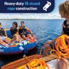 image:imageWow Sports 6k 60 ft Tow Rope with Floating Foam Buoy 1 2 3 or 4 Person Tow Rope for Boating 113020 BlueTow Rope Extension