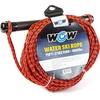 image:imageWow Sports 75 ft Water Ski Rope  2Section  UV Treated  Floating Handle  A tow rope for wakeboarding water skiing and wakesurfing 1000lb break strength