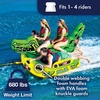 image:imageWow Sports Big Al Alligator Towable Tube  14 Person  Nylon Cover  An alligatorthemed towable tube that tows 14 riders behind the boat