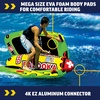 image:imageWow Sports Big Bazooka Towable DeckTube for Boating 1 2 3 or 4 PersonDecktube