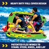 image:imageWow Sports Big Bazooka Towable DeckTube for Boating 1 2 3 or 4 PersonDecktube