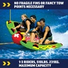 image:imageWow Sports Big Bazooka Towable DeckTube for Boating 1 2 3 or 4 PersonDecktube