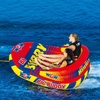 image:imageWow Sports Big Buddy Inflatable Towable Deck Tube  2 Person  A deck tube that tows 2 riders behind the boat Rated to 340 lbs with an EZconnect tow point and a heavyduty nylon cover