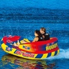 image:imageWow Sports Big Buddy Inflatable Towable Deck Tube  2 Person  A deck tube that tows 2 riders behind the boat Rated to 340 lbs with an EZconnect tow point and a heavyduty nylon cover