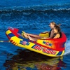 image:imageWow Sports Big Buddy Inflatable Towable Deck Tube  2 Person  A deck tube that tows 2 riders behind the boat Rated to 340 lbs with an EZconnect tow point and a heavyduty nylon cover