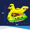 image:imageWow Sports Big Ducky Towable Deck Tube  13 Person  Duck Design  510 lb capacity for boating youth amp adults