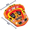 image:imageWow Sports Bingo Cockpit Towable Tube  12 Person  A cockpit towable tube that tows 12 riders behind the boat