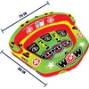image:imageWow Sports Bingo Cockpit Towable Tube  13 Person  A cockpit towable tube that tows 13 riders behind the boat