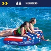 image:imageWow Sports Born to Ride Soft Top Towable Tube  12 Person  A softtop deck tube that tows 12 riders behind the boat