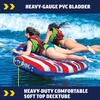 image:imageWow Sports Born to Ride Soft Top Towable Tube  12 Person  A softtop deck tube that tows 12 riders behind the boat