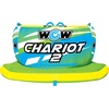 image:imageWow Sports Chariot 2 Towable Tube  12 Person  Standing Design  A standingride towable tube that tows 12 riders behind the boat
