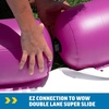 image:imageWow Sports Double Lane Splash Inflatable Landing Zone  An inflatable splashpool landing end that attaches to WOW doublelane slides