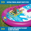 image:imageWow Sports Double Lane Splash Inflatable Landing Zone  An inflatable splashpool landing end that attaches to WOW doublelane slides