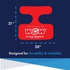 image:imageWow Sports Foam Water Saddle Float  Red  HandsFree Pool Seat  A handsfree foam water saddle you sit in with arms and legs free Militarygrade foam supports up to 220 lbsRed