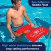 image:imageWow Sports Foam Water Saddle Float  Red  HandsFree Pool Seat  A handsfree foam water saddle you sit in with arms and legs free Militarygrade foam supports up to 220 lbsRed