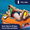 image:imageWow Sports Fun 2Ber Towable Tube Starter Kit  1 Person  A towable starter kit with a 1rider tube tow rope and 12V pump