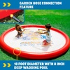 image:imageWow Sports Giant Super Splash Pad  10 ft Diameter  An inflatable splash pad with a sprinkler ring Hooks to a garden hose PVC packs flat to store10