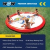 image:imageWow Sports Giant Super Splash Pad  10 ft Diameter  An inflatable splash pad with a sprinkler ring Hooks to a garden hose PVC packs flat to store10