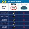 image:imageWow Sports Giant Super Splash Pad  10 ft Diameter  An inflatable splash pad with a sprinkler ring Hooks to a garden hose PVC packs flat to store10