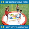 image:imageWow Sports Giant Super Splash Pad  10 ft Diameter  An inflatable splash pad with a sprinkler ring Hooks to a garden hose PVC packs flat to store10