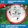 image:imageWow Sports Giant Super Splash Pad  10 ft Diameter  An inflatable splash pad with a sprinkler ring Hooks to a garden hose PVC packs flat to store12