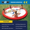 image:imageWow Sports Giant Super Splash Pad  10 ft Diameter  An inflatable splash pad with a sprinkler ring Hooks to a garden hose PVC packs flat to store12