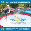 image:imageWow Sports Giant Super Splash Pad  10 ft Diameter  An inflatable splash pad with a sprinkler ring Hooks to a garden hose PVC packs flat to store12