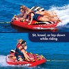 image:imageWow Sports Glider Towable Tube  Flex Seating  Soft Top  for Boating13 Person