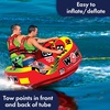 image:imageWow Sports Go Bot Towable Tube  Front amp Back Tow Points  for Boating  Kids amp Adults12 Person