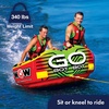 image:imageWow Sports Go Bot Towable Tube  Front amp Back Tow Points  for Boating  Kids amp Adults12 Person