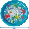 image:imageWow Sports Inflatable Splash Pad  10 ft Diameter  Water Sprinkler  An inflatable oceanthemed splash pad with a sprinkler ring Hooks to a garden hose PVC packs flat to store