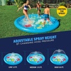 image:imageWow Sports Inflatable Splash Pad  10 ft Diameter  Water Sprinkler  An inflatable oceanthemed splash pad with a sprinkler ring Hooks to a garden hose PVC packs flat to store